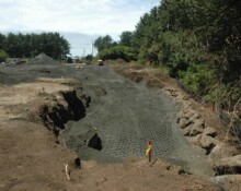 Fisterra Gardens Apartments<br/ >
Leveling the land